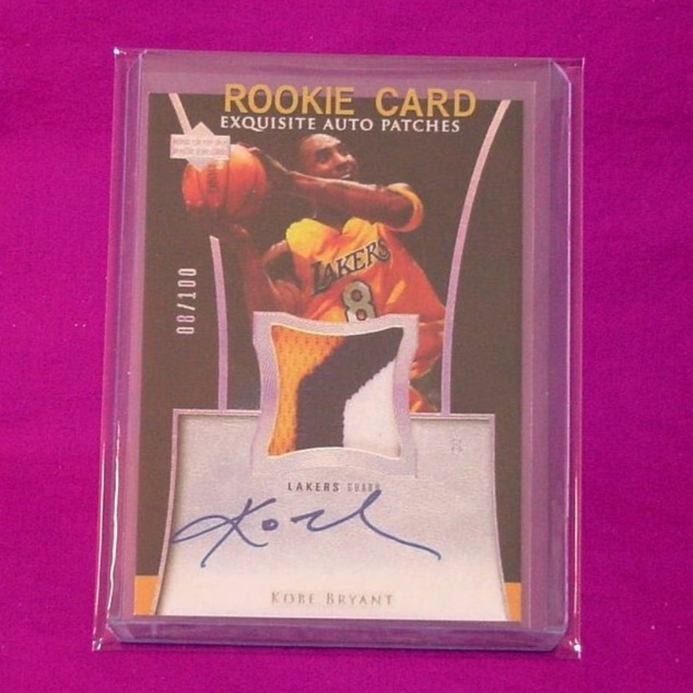 Kobe Bryant Autograph Card